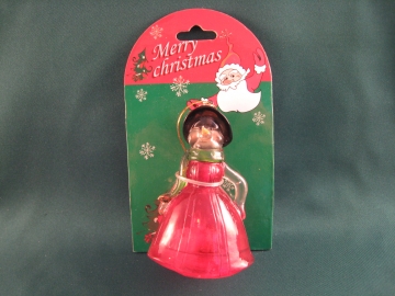 B/O LED SNOWMAN W/HAT & SCARFT ORNAMENT