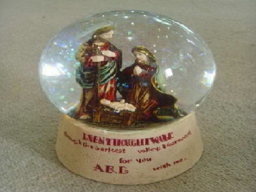 Polyresin nativity water global