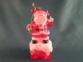 B/O LED SANTA ON THE ICE CUBE ORNAMENT